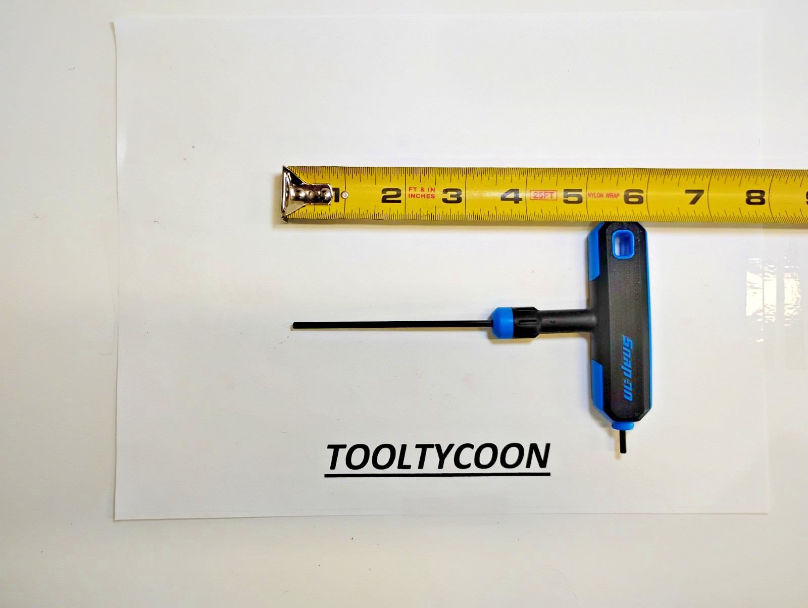 Snap-on Tools NEW 2.5mm METRIC Soft Grip T-Shaped Combo Hex Wrench AWSGM2.5A