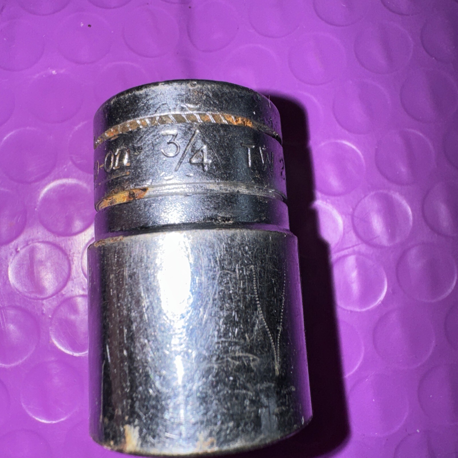 Snap On Tools 3/4″ SAE Flank Drive TW241 Shallow Socket 1/2″ Drive 6 Point SJ