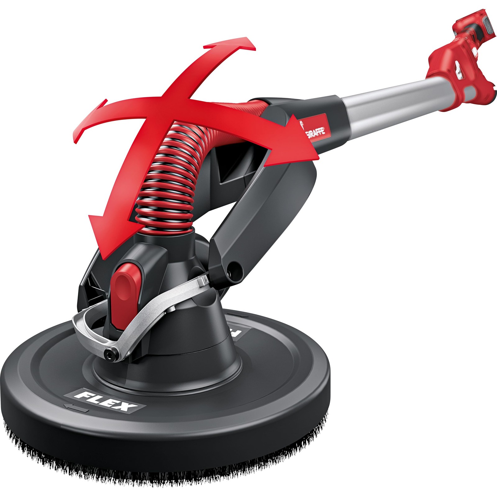 Cordless Wall and Ceiling Sander HandyGiraffe with Interchangeable Head System, GE MH 18.0/5…
