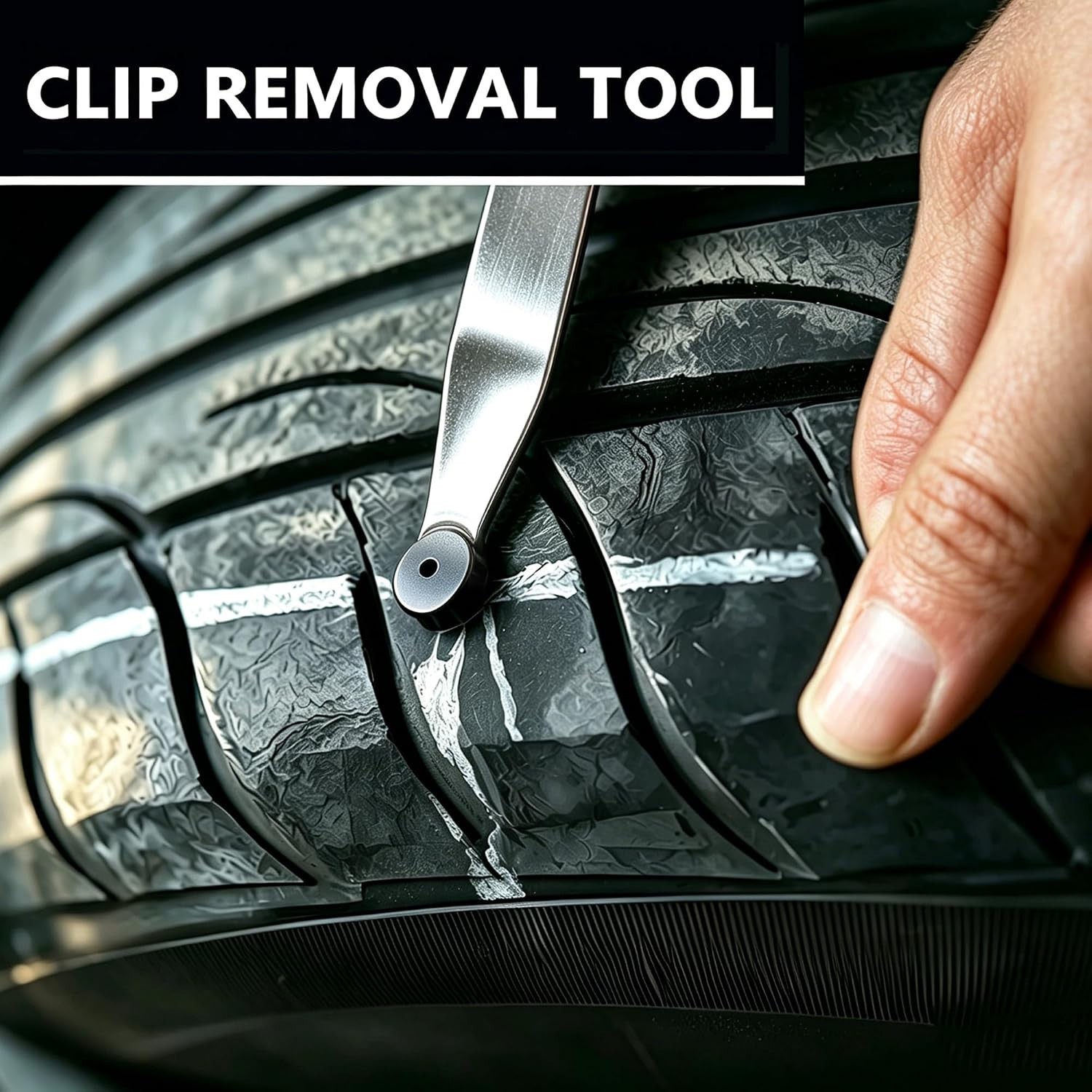 4140 Pry Tool Car Trim Removal Tool Kit, Metal Car Panel Removal Tools Pry Ba…