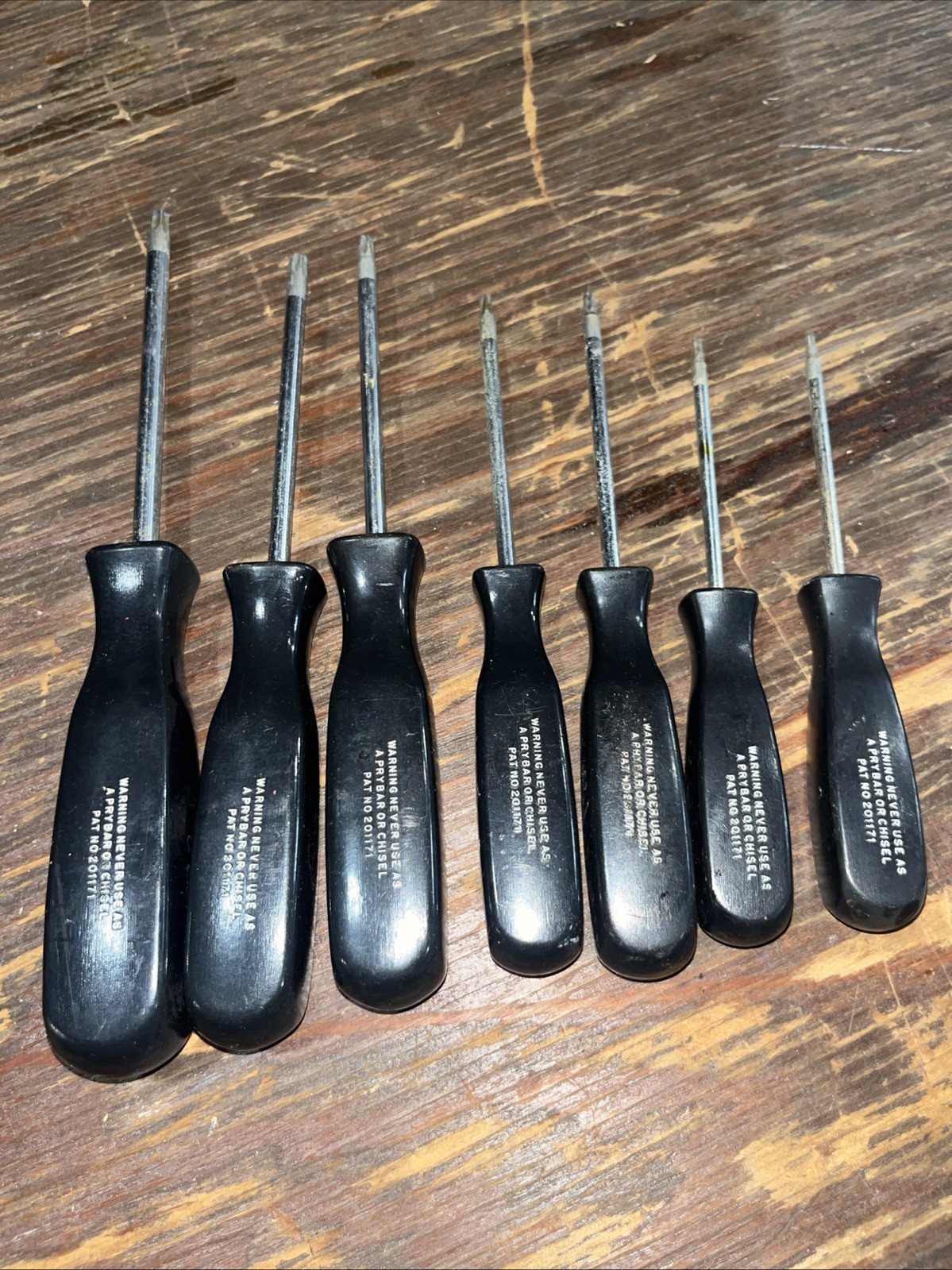 Snap On 7 Piece Black Hard Handle Torx Driver Set – T10-T30 – SSTX Series