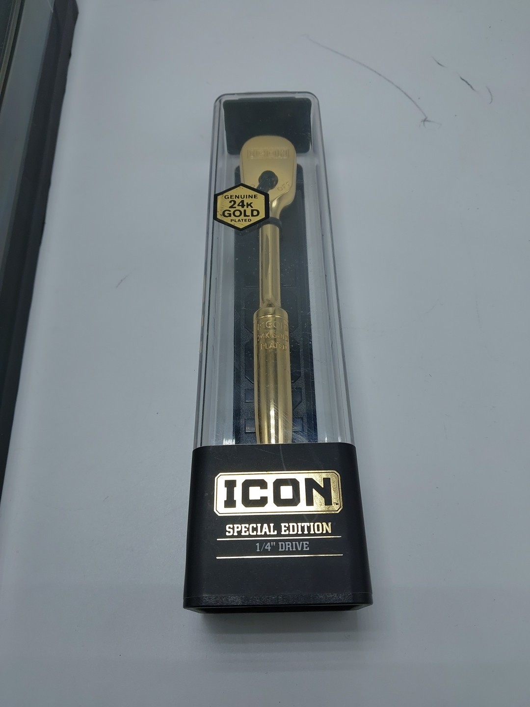 ICON 3/8″ & 1/4″ Drive Pro Ratchet 24K Gold Plated 90 Tooth Special edition