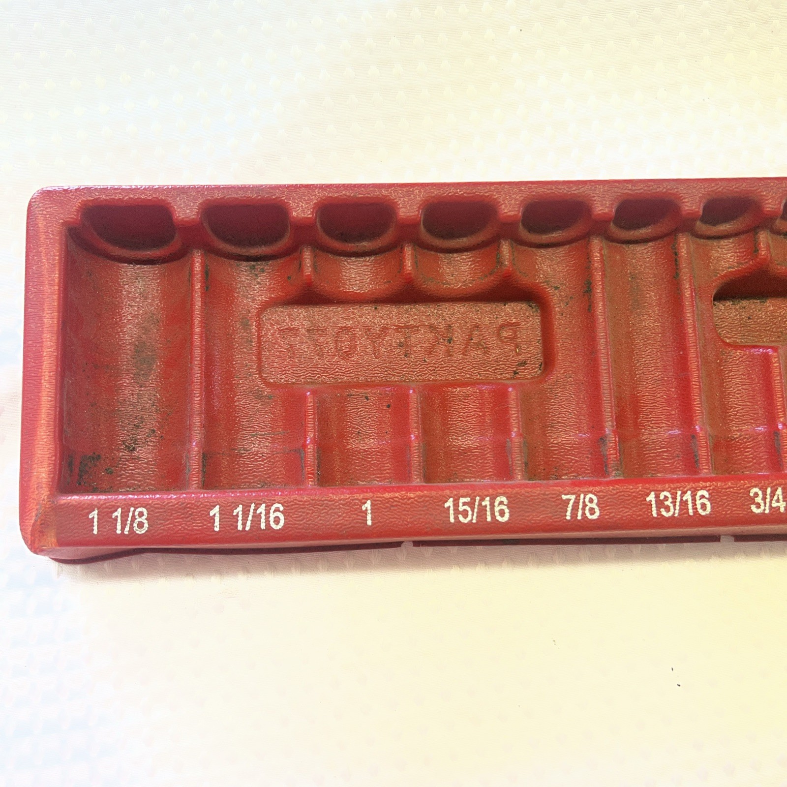 EMPTY TRAY PAKTY077 Snap On 313SYA 1/2″ Dr. 3/8”to1-1/8” SAE Deep 13Pc. NO TOOLS
