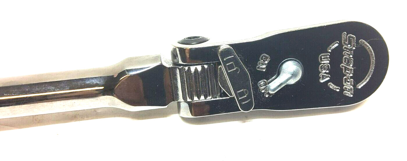 New Snap-on™ 3/8″ drive Red SoftGrip 13″ Long Locking Flex Head Ratchet FHLX80B