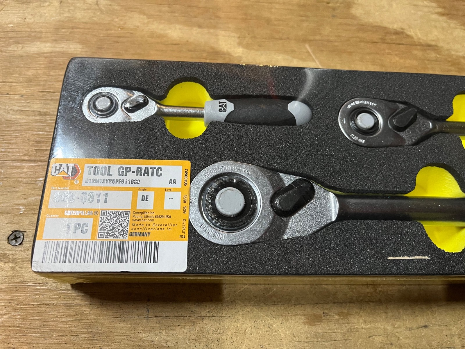 CAT Tools 3 PC Quick Release Ratchet Set – Made in Germany by Stahlwille