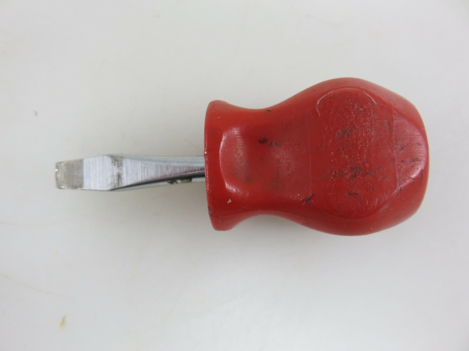 Snap-On SDDP22 Phillips & SDD1 Flate Blade Stubby Screwdrivers RED Hard Handle