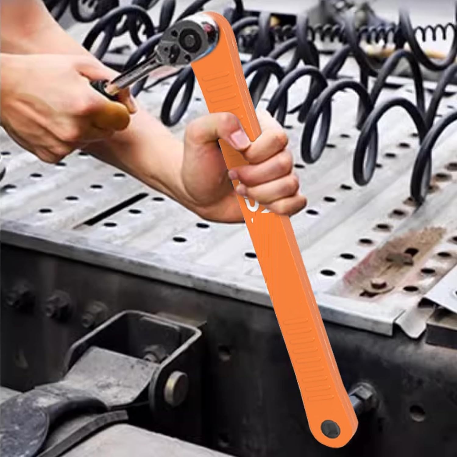 3/8″ Offset Extension Wrench Impact Ready with 1/4 3/8 1/2 Adapters 13.4″