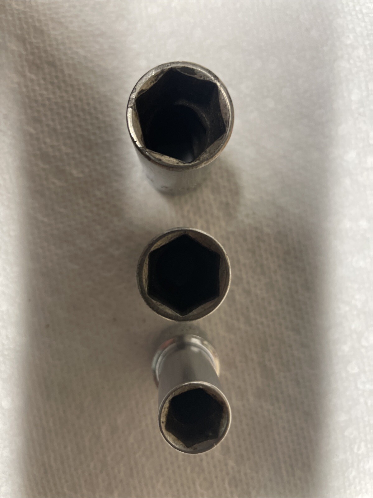 Mac Tool 3/8″ Dr 6 Pt Chrome Socket Lot of 3 XD166 1/2″ XD186 9/16″ XD 126 3/8”