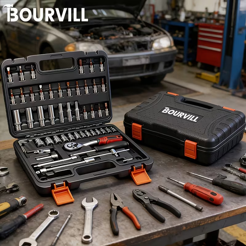 53-piece car repair tool kit