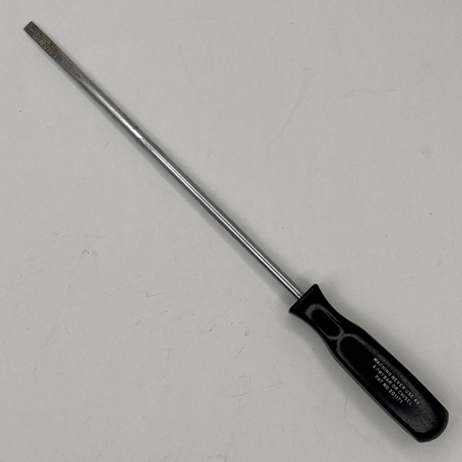 Snap-On Tools SSD480 Long Shaft Flat Tip Slotted Screwdriver USA