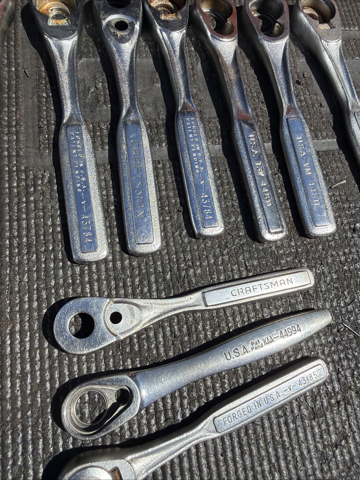 (14) Sears Craftsman Ratchet Bodies ONLY NO GUTS 1/2” Drive 3/8” & 1/4” 3 FLEX!$