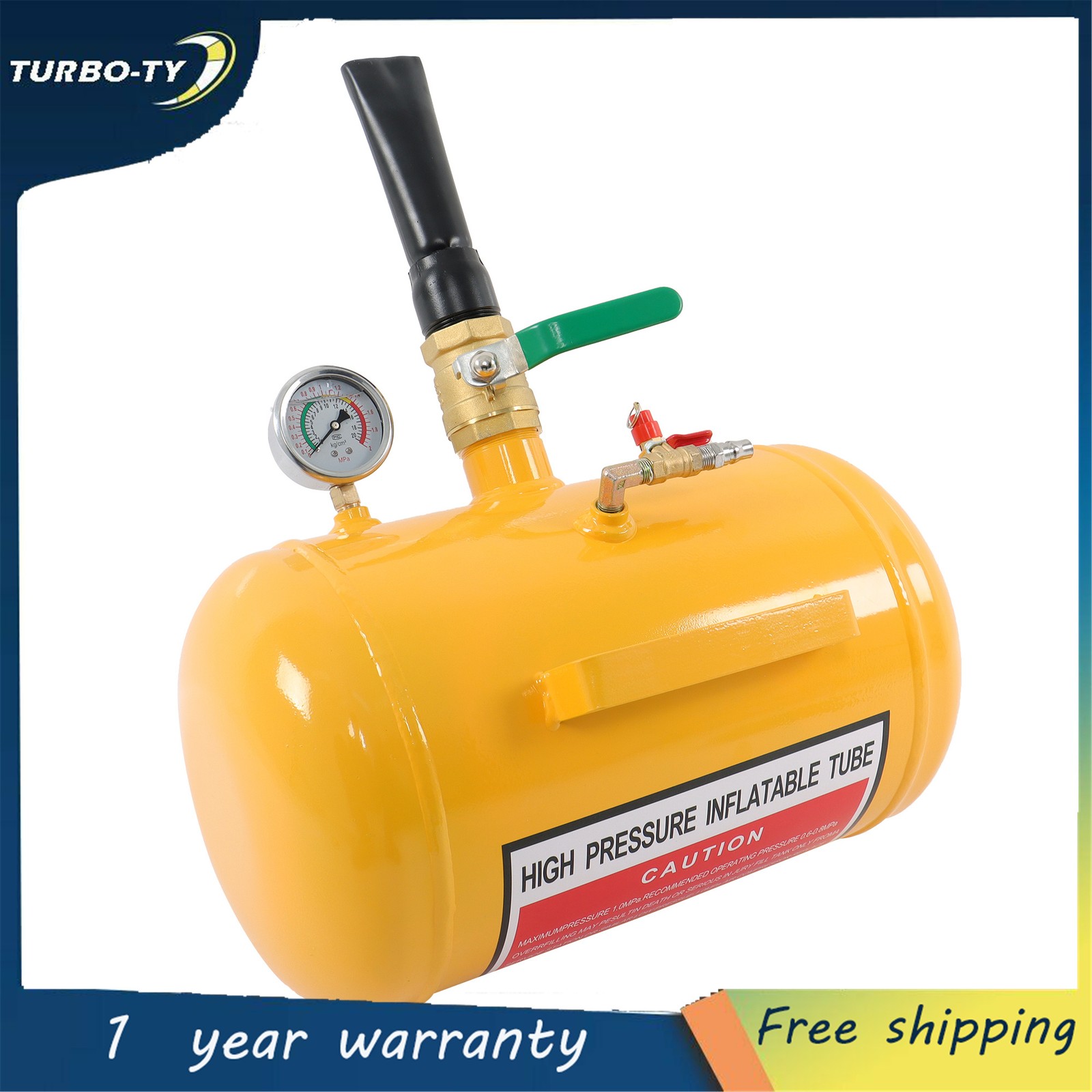 145 psi 5 Gallon Heavy Duty Air Tire Bead Seater Blaster Seating Tool