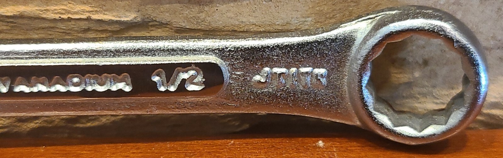 Forged Chrome Vanadium 1/2″ Open End Combination Wrench Made in India 5.5″