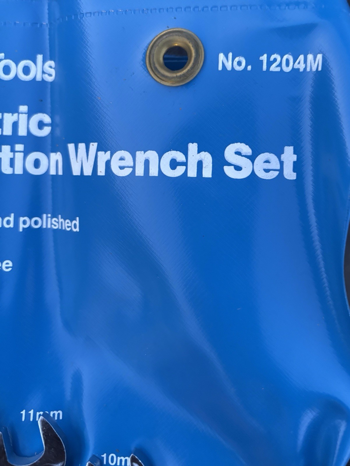 9 Pc Napa #1204M Wrench Set Broached and Polished Made In USA