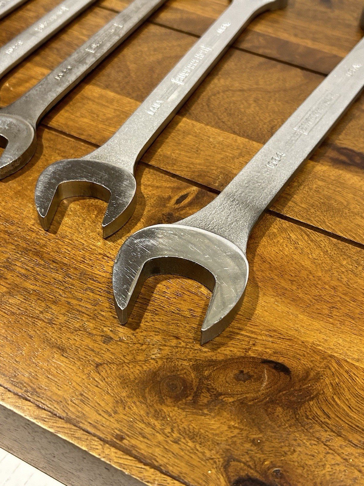 Rare Vintage J.H. Williams Wrench Set SUPERRENCH 9 Pcs. USA
