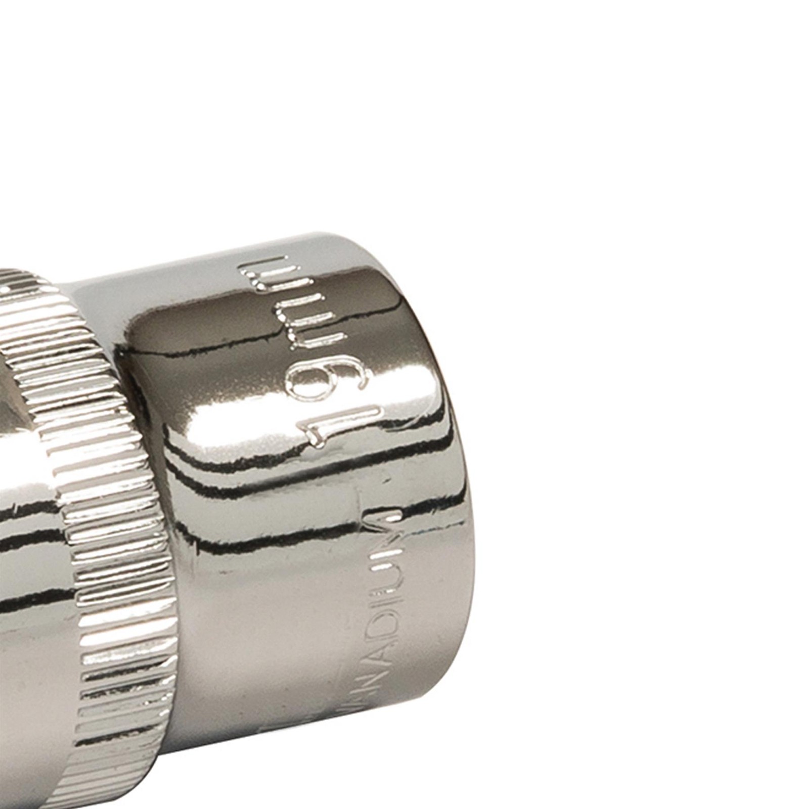 Drive Socket 19mm 6Pt Metric Chrome Vanadium Steel Hex Socket 1/2″