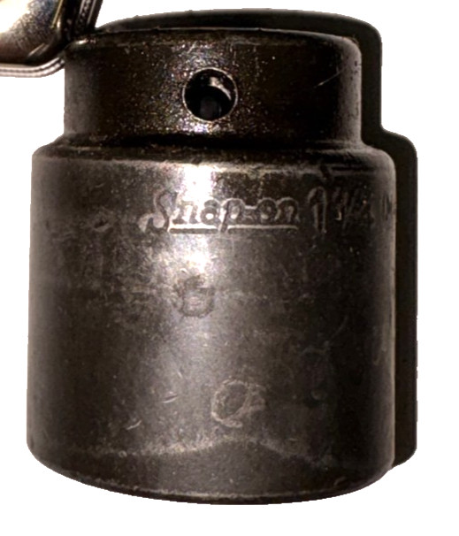 Snap-on IM400 1/2″ Drive 6-Pt SAE 1-1/4″ Flank Drive SHALLOW Impact Socket / USA