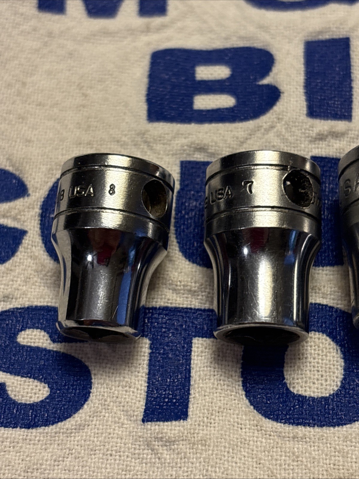 Snap-on Tools USA 3/8″ Drive 4pc Pipe Plug Socket Set PP408, PP409, PP410, PP411