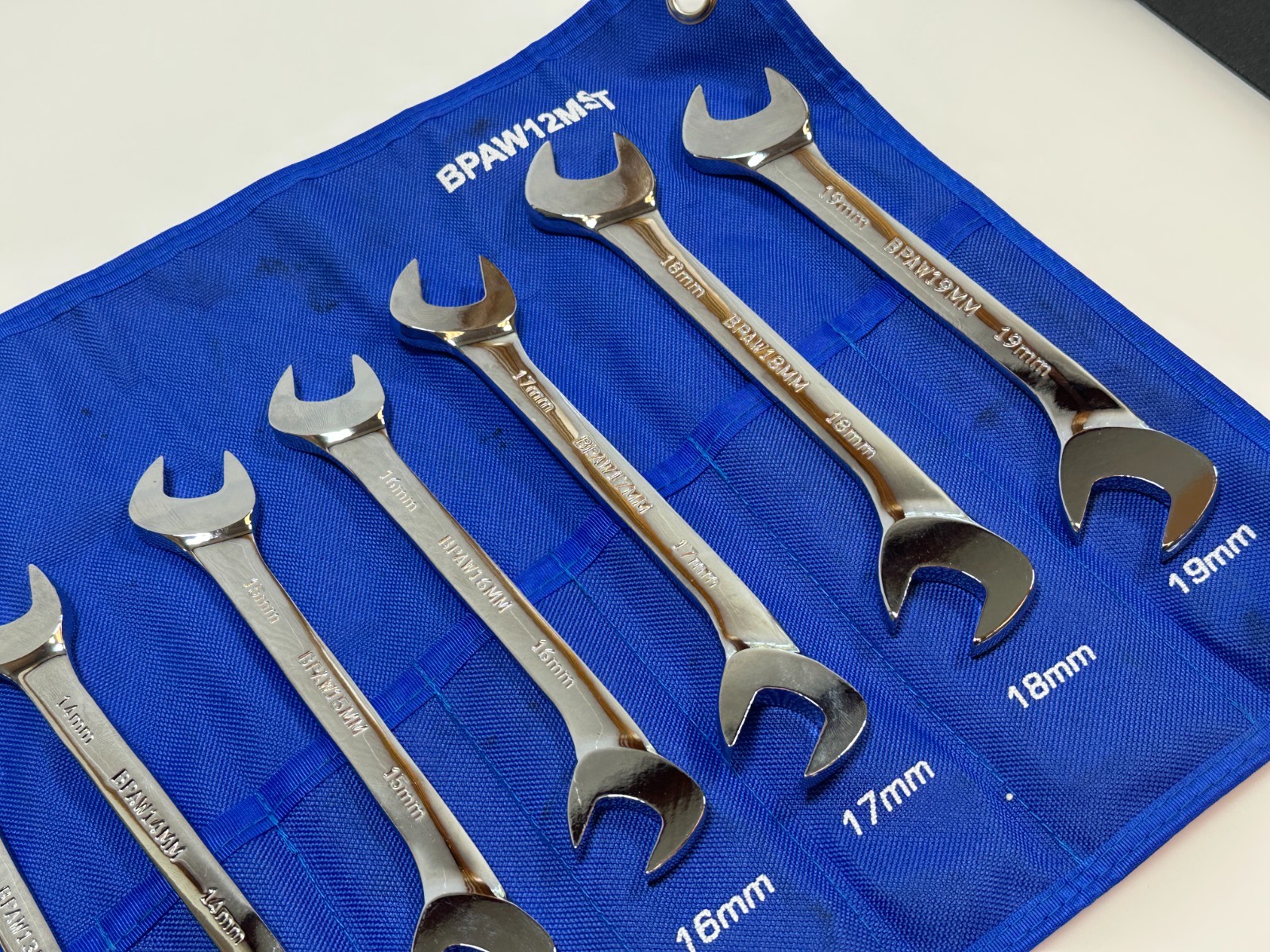Cornwell Tools BPAW12MST 12Pc bluePOWER Metric 8mm-19mm 4 Way Angle Wrench Set