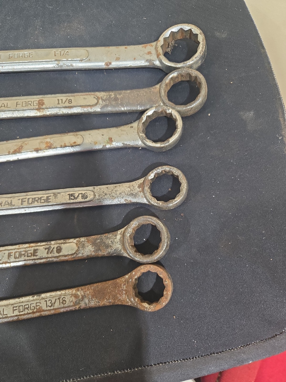 Central Forge Wrench Set Of 6 13/16, 7/8, 15/16, 1-1/16, 1-1/8, & 1-1/4
