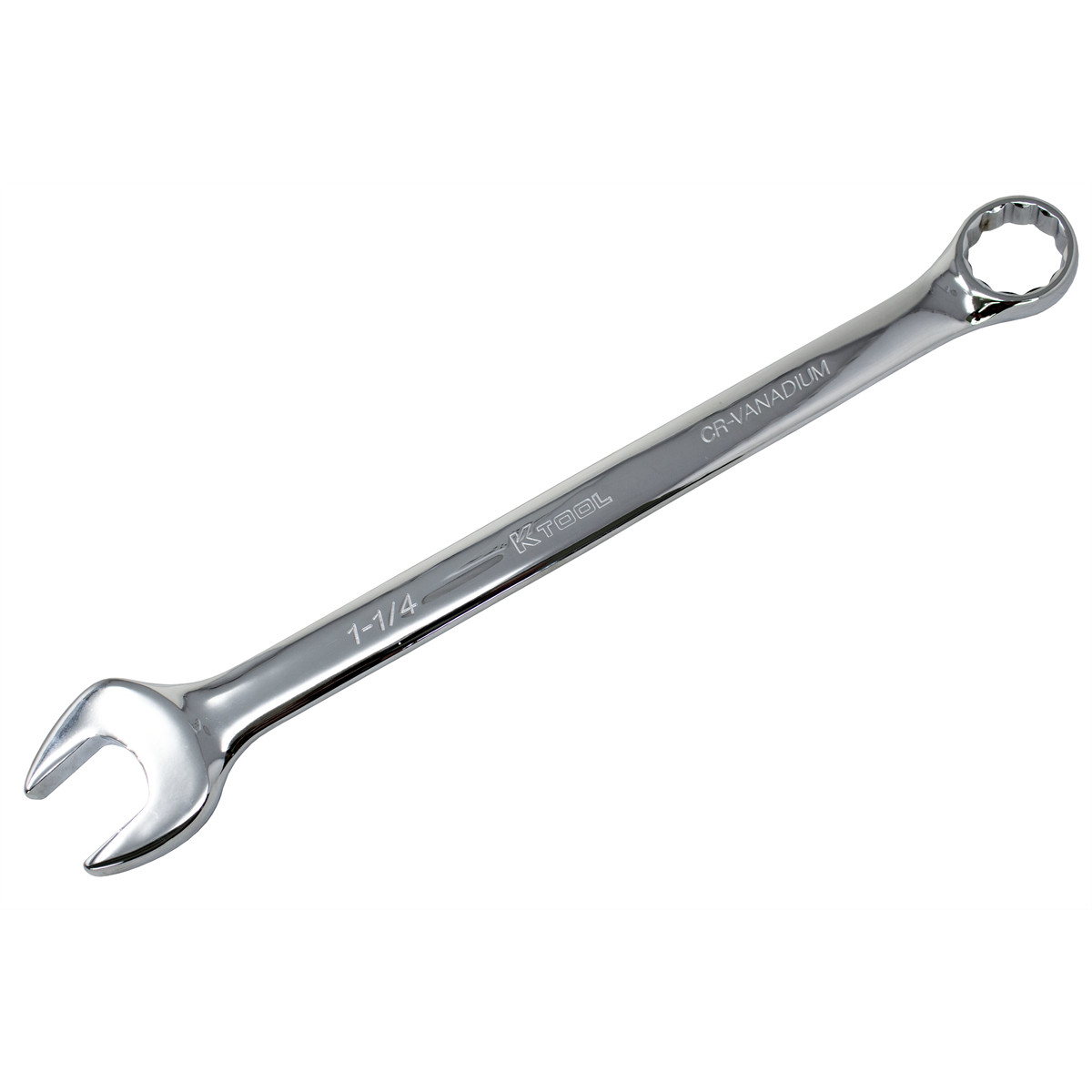K-Tool 41340 1-1/4 Fractional 12pt Standard Combo Non-Ratcheting Wrench