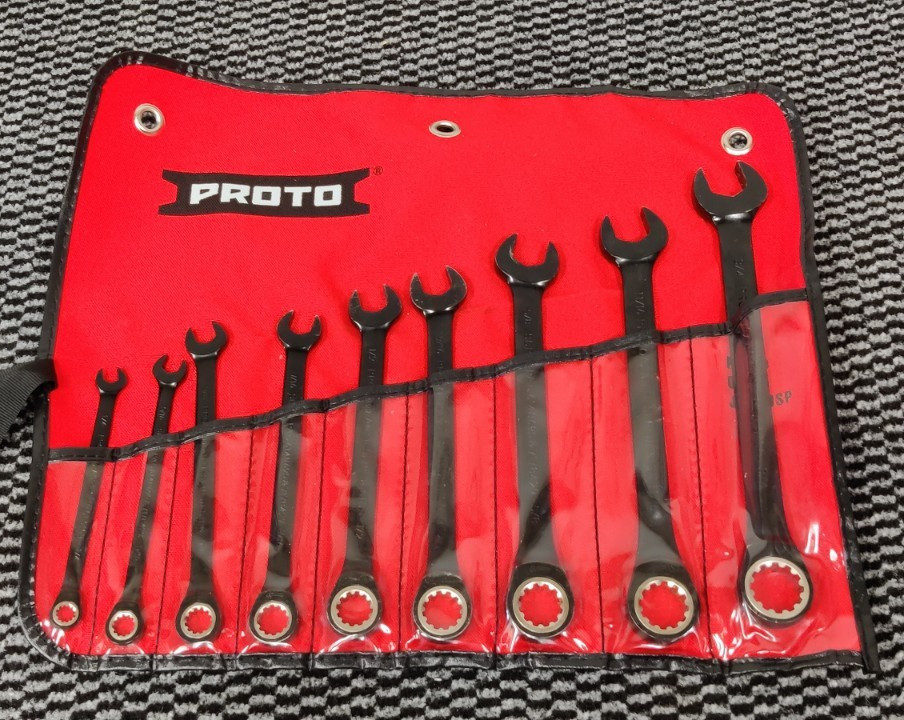 (150741) Proto 9pc Standard Wrench Set Black *Pre Owned*