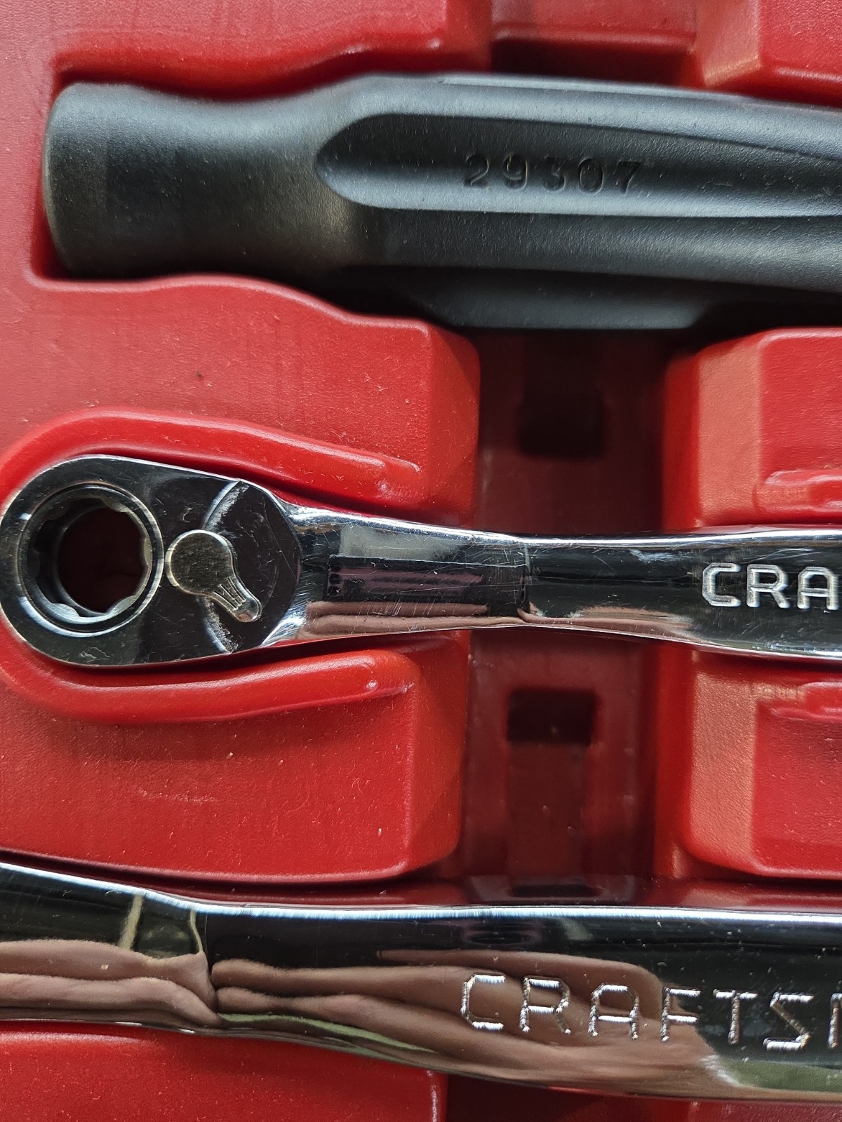 Sears CRAFTSMAN 51 Piece Max Axess Pass Thru Tool Set 29309 Missing 19mm, 1/2