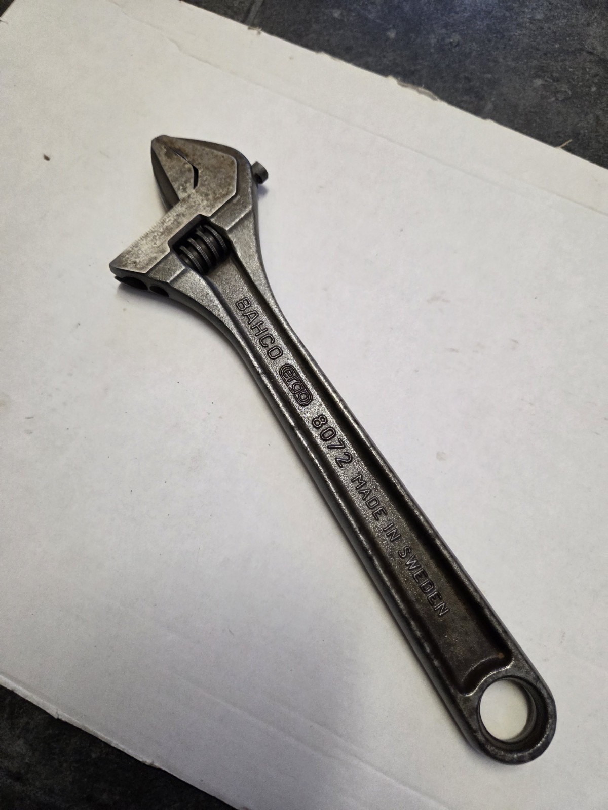 Bahco Ergo 8072 10″ 250mm Adjustable Spanner Wrench Made In Sweden (A)