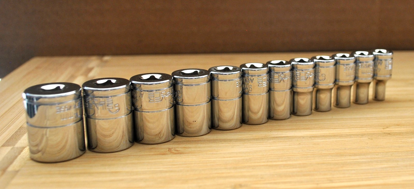 Matco Tools Silver Eagle 12 Pc 1/4 Drive Metric Standard Socket Set 4mm-14m Mint