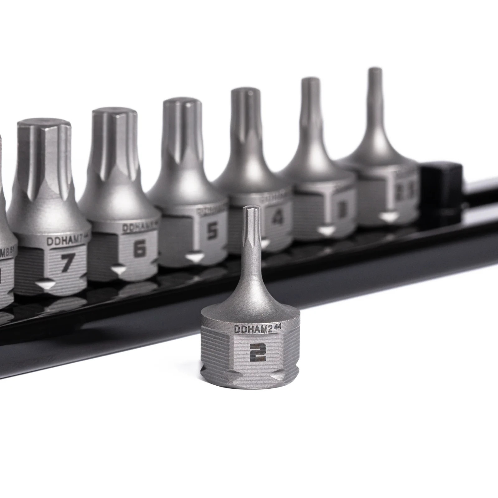 GripEdge Tools DDHAM10S 10 Piece 1/4″ Dr Dual Drive Metric RPT Hex Driver Set