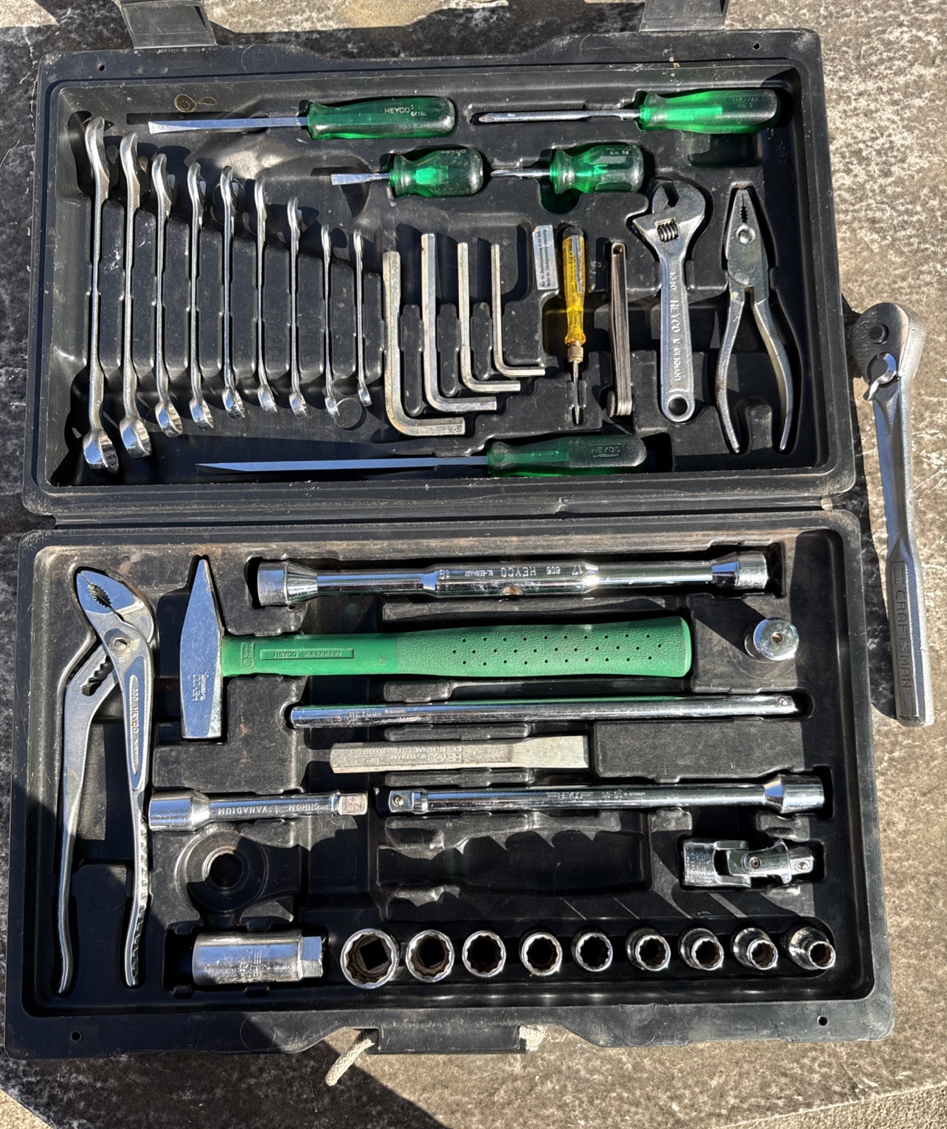 Vintage Heyco Expert Plus 42 Piece Tool Set METRIC (Chrome-Vanadium West Germany