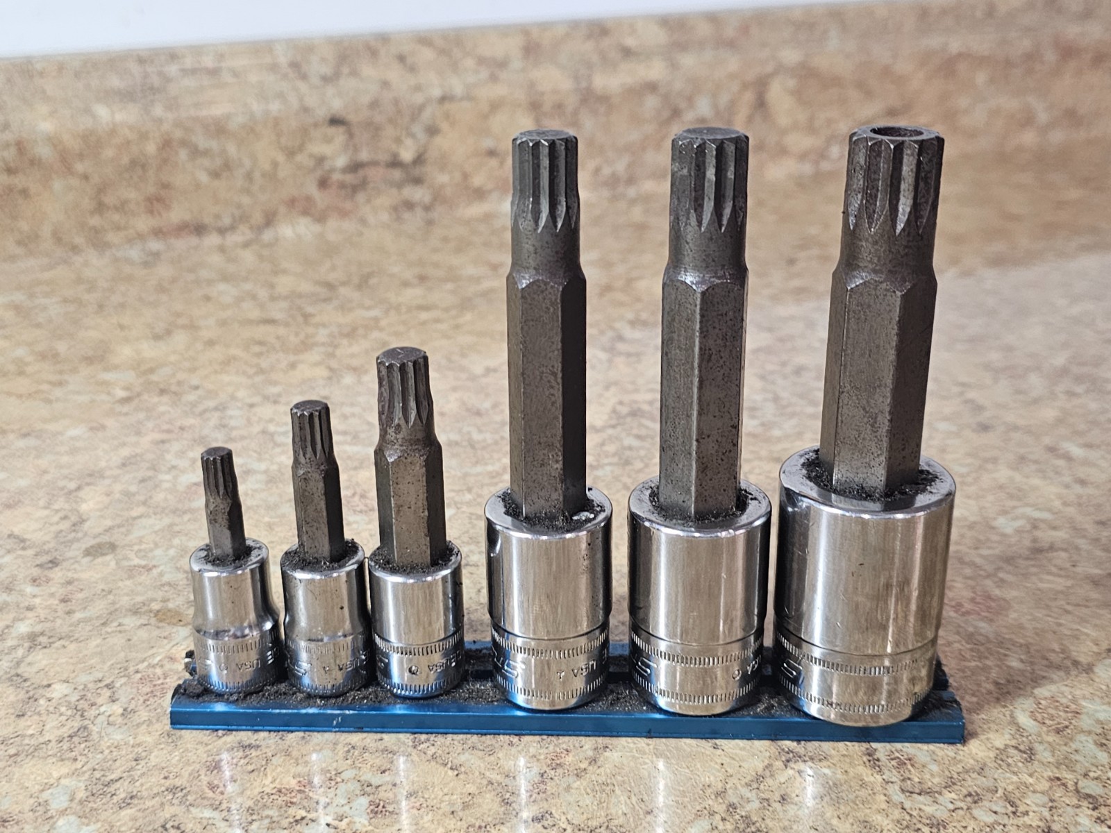 Snap-on Metric Triple Square Socket Driver Set 6pcs 1/2″ & 3/8″ DR TSSKIT