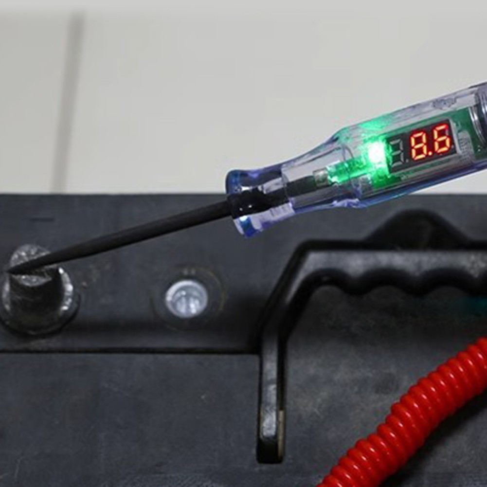 Compact Voltage Tester for Cars User Friendly Tool for Electrical Inspections