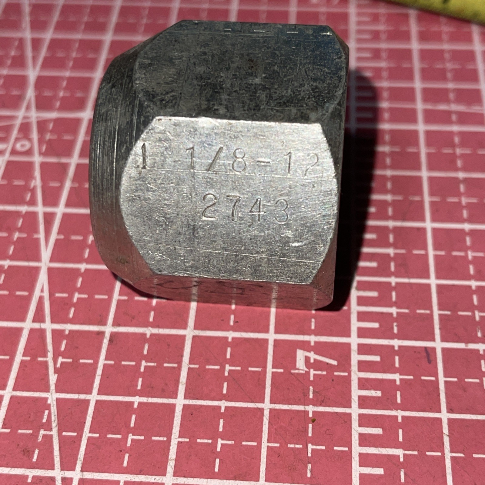 National USA 2743 Push Pull Adapter 1-1/8-12 Female To 5/8-18 Female Connect OTC
