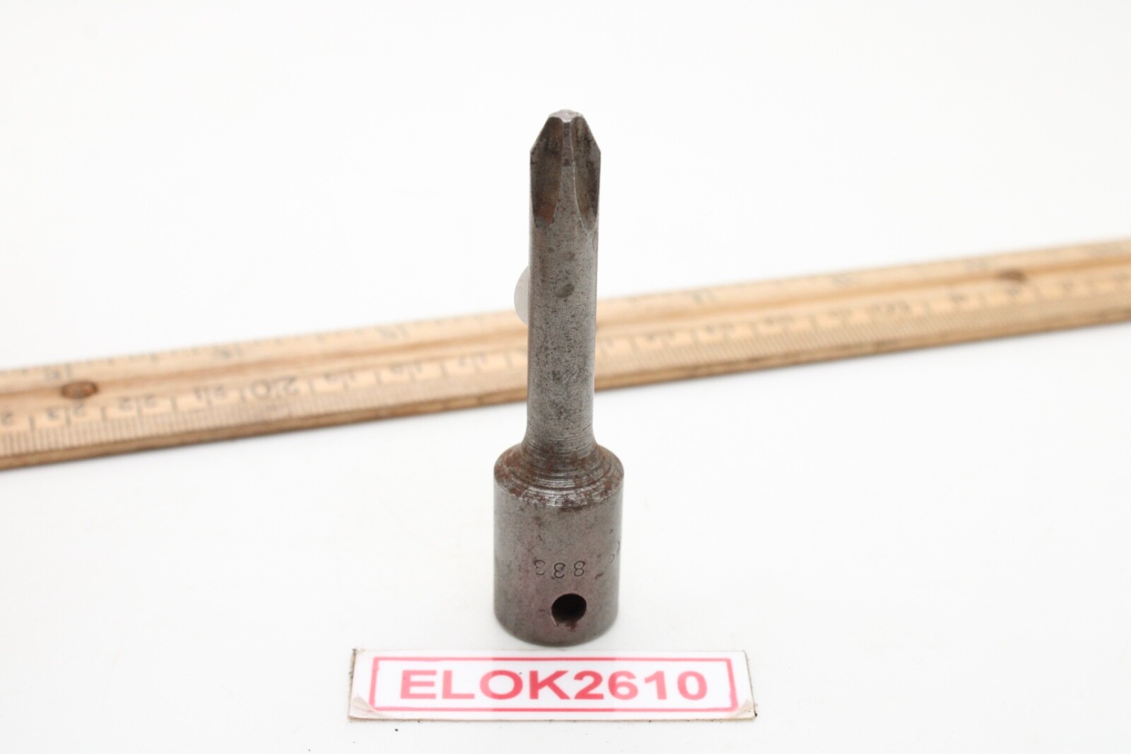 Apex Tools 833 #3 Phillips 3″ 3/8″ Drive Black Chrome Screwdriver Bit Socket