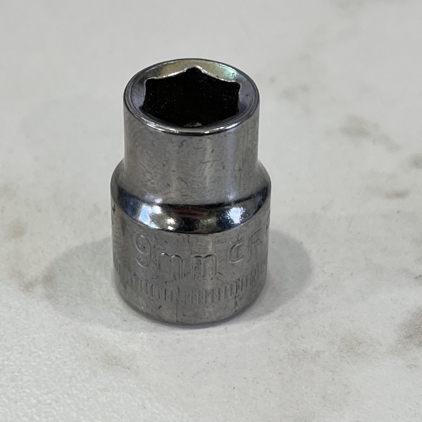 Craftsman 9mm Socket 6 Point 3/8″ Drive S-AE 43541