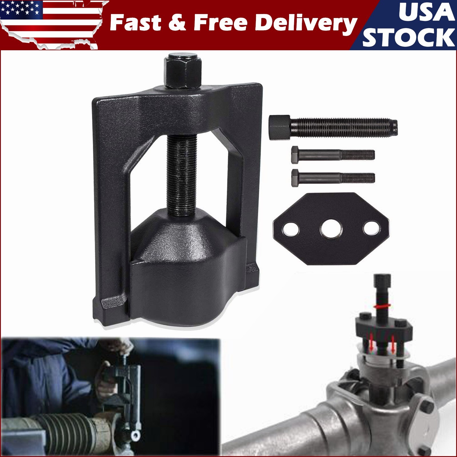 Heavy Duty 10102 U Joint Puller (Class 6-8) & 5192 Bearing Cup Installer Tool