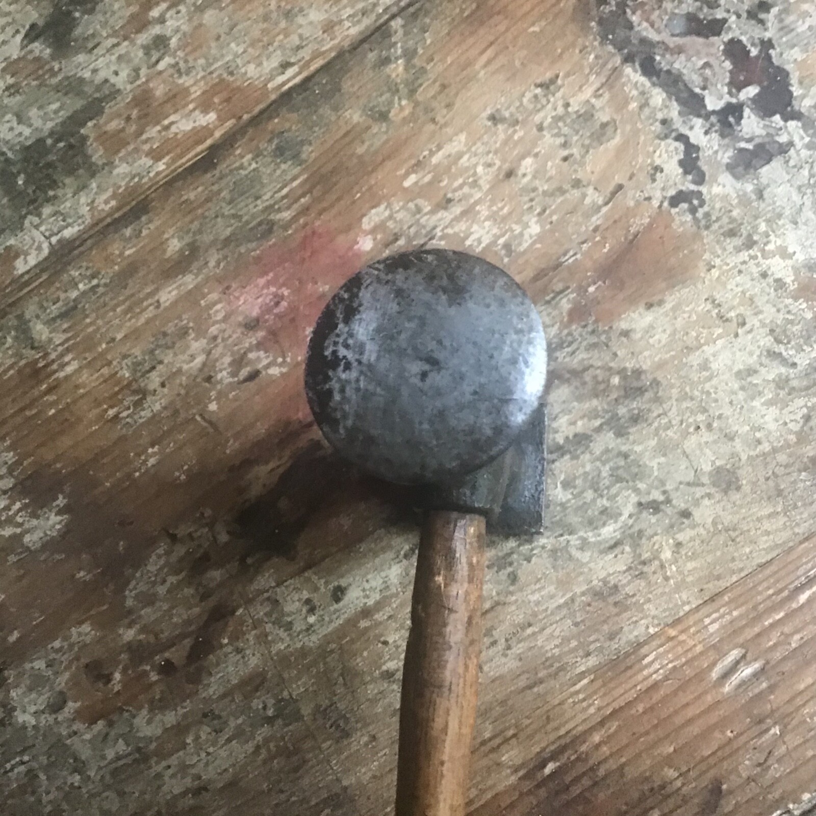 Vintage Fairmount 161-G Curved Face Auto Body Hammer Metal Work Repair Hand Tool