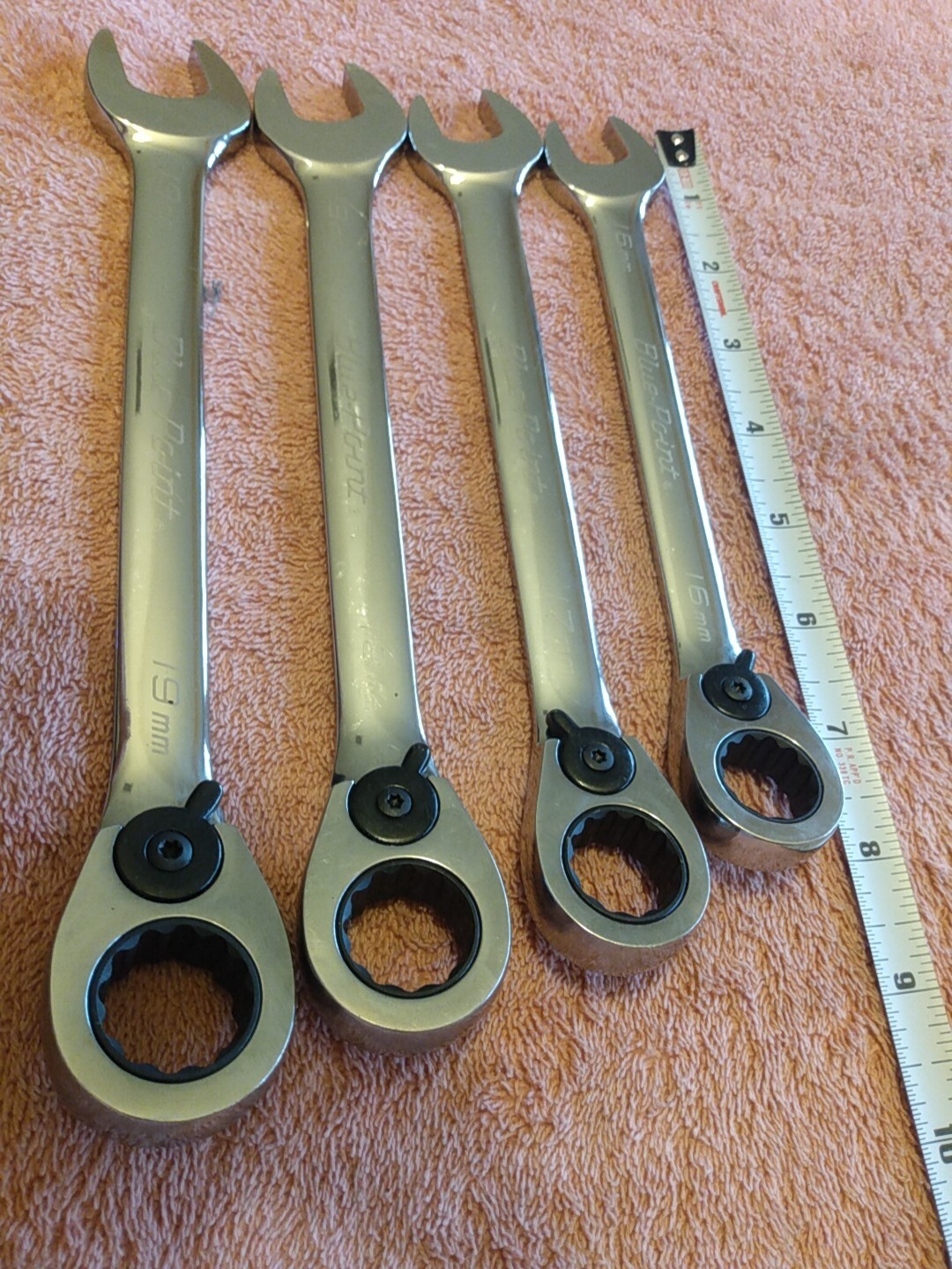 Blue Point By Snap On Tools 16 17 18 And 19 Mm Reversible Combination Wrenches