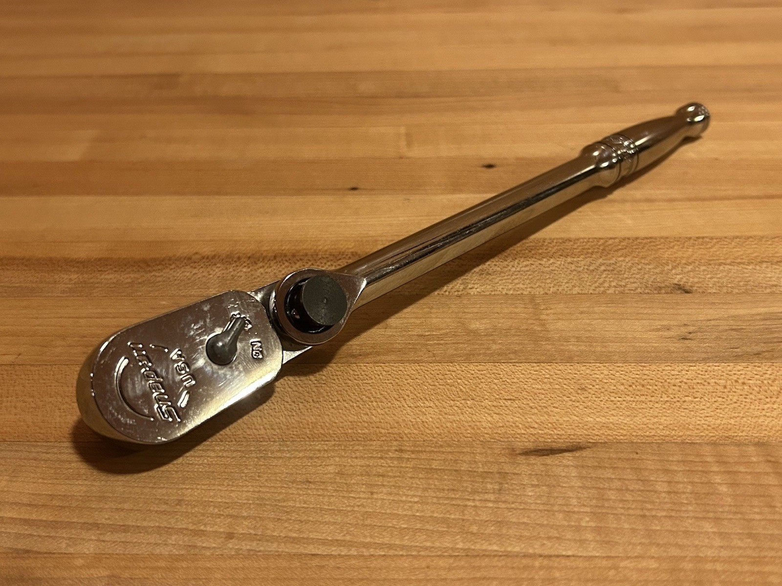 Snap-On Tools | F80MP 3/8″ Drive Chrome 80 Tooth Multiposition Head Ratchet