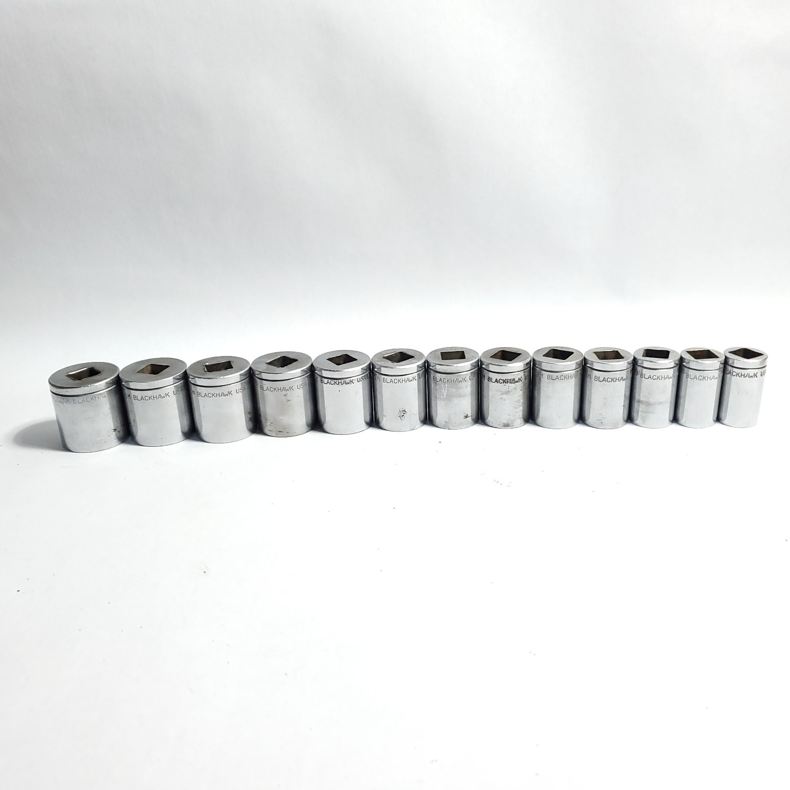Blackhawk 13 pc. 1/2″ Drive Metric Socket Set 27mm-15mm 42027M-42015M