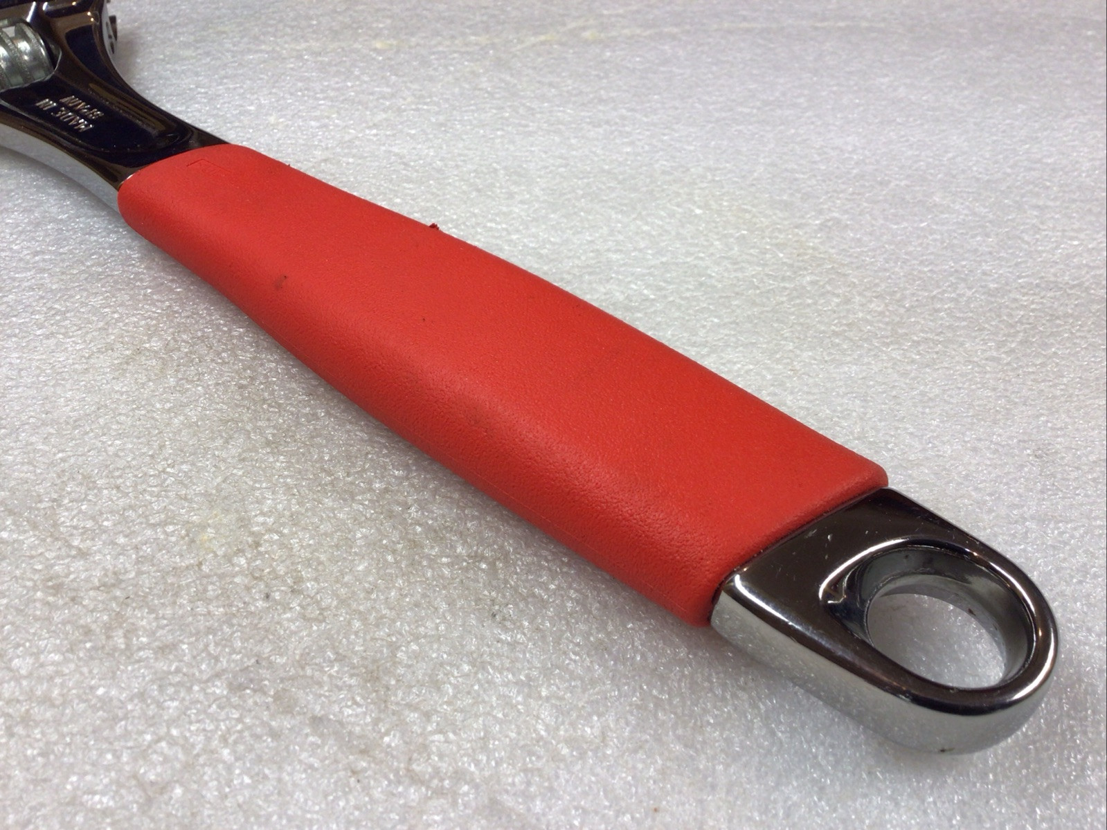Snap On FADH12B – Flank Drive+ Adj. Wrench, 12” or 300mm, Red Soft Grip-USA-NICE