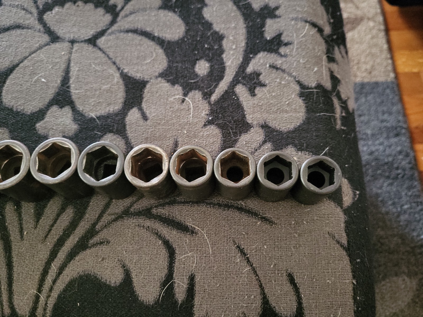 Snap-on 1/2″ drive 15 thru 25 27 mm Impact Socket SET lmm150a to imm270
