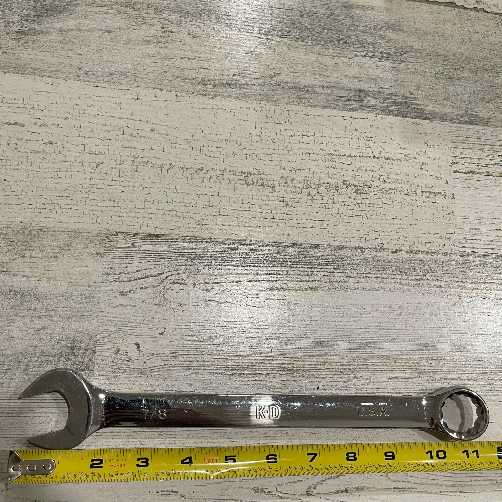 KD Tools 63328 Hi Polish 7/8″ Combination Wrench 12 Point Made in USA