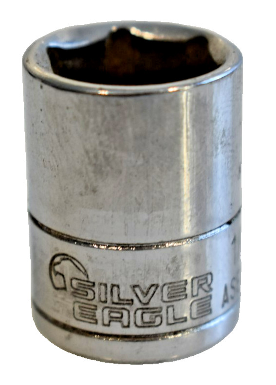 Matco Silver Eagle Tools ASE166 1/2″ SAE Shallow Socket 1/4″ Drive 6 Point