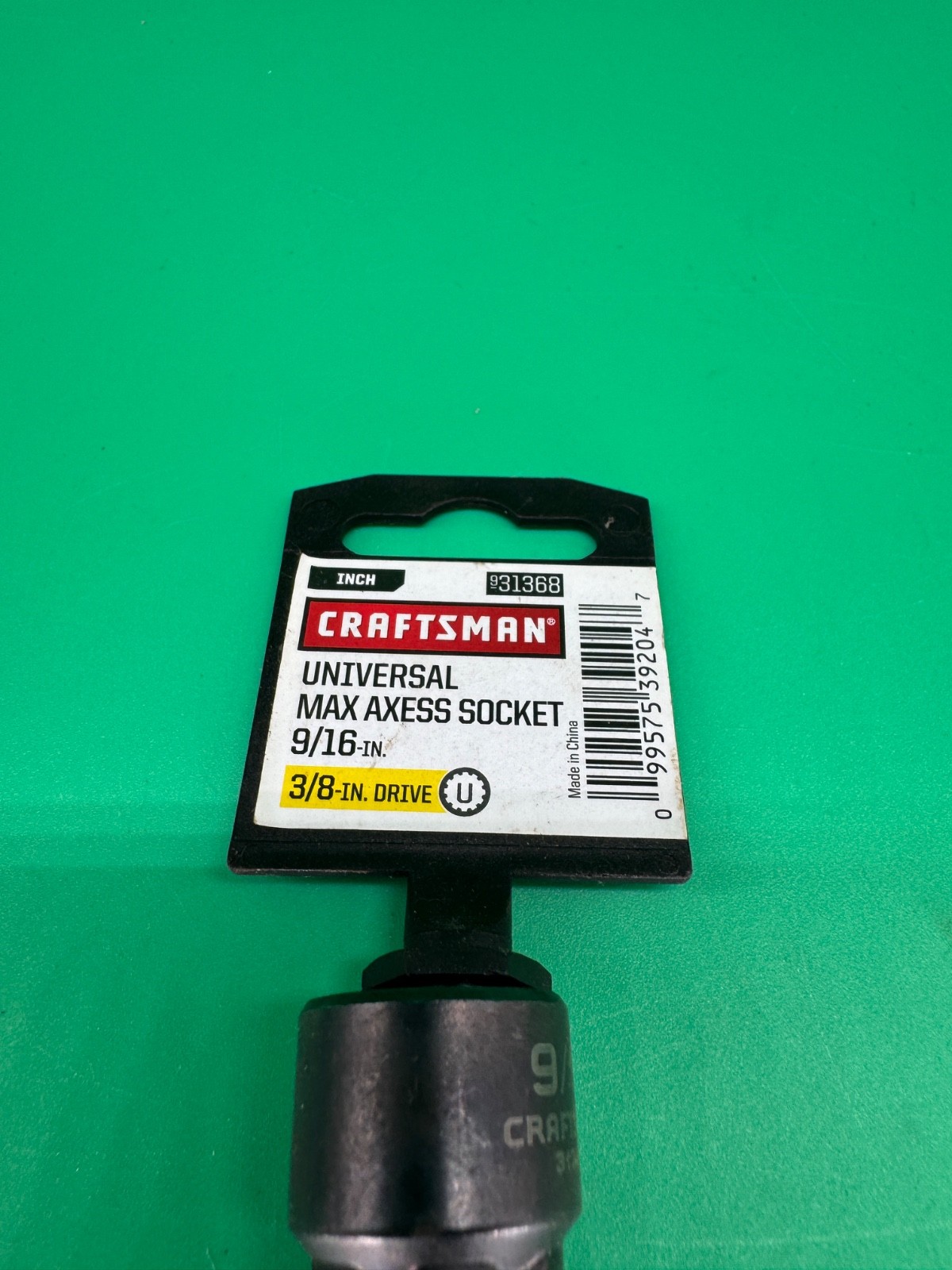 Craftsman Universal Max Axess Pass Through 3/8 in Drive 9/16in Socket Inch 31368