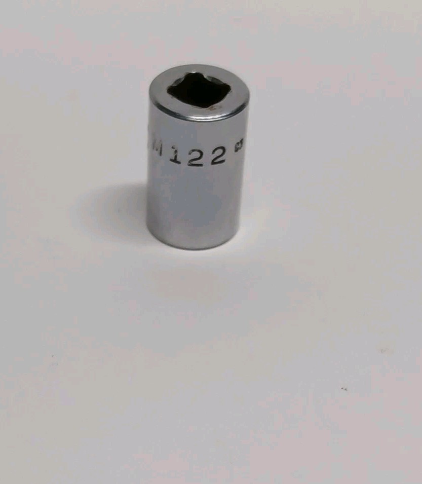 Mac Tools 1/4″ Drive 3/8″ 12PT Shallow Chrome Socket M122