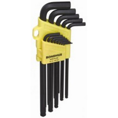 Bondhus 16037 13pc Ball L-Wrench XL SAE Set