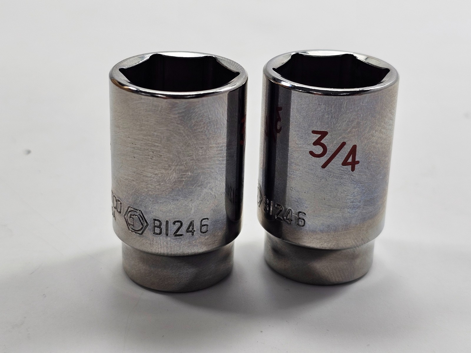 Matco 3/8″ DRIVE 3/4″ SAE 6 POINT MID-LENGTH CHROME SOCKET 1Pc