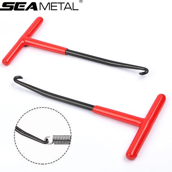 T-Shaped Exhaust Spring Puller with Rubber Grip – Essential Tool for Motorcycles